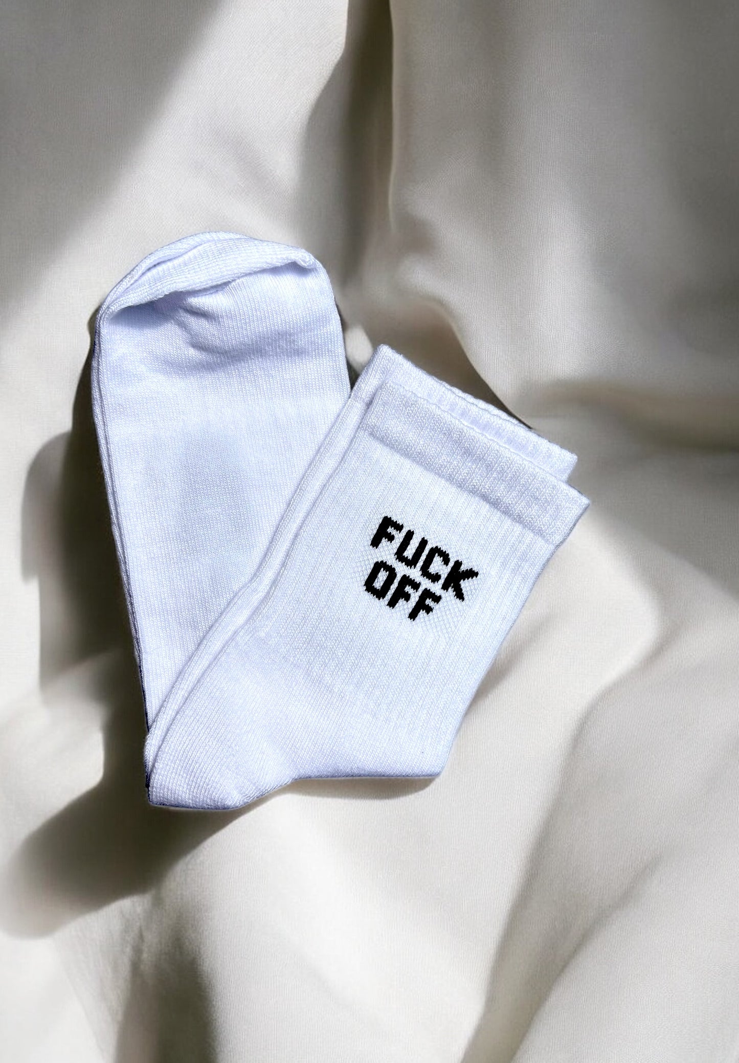 F off socks