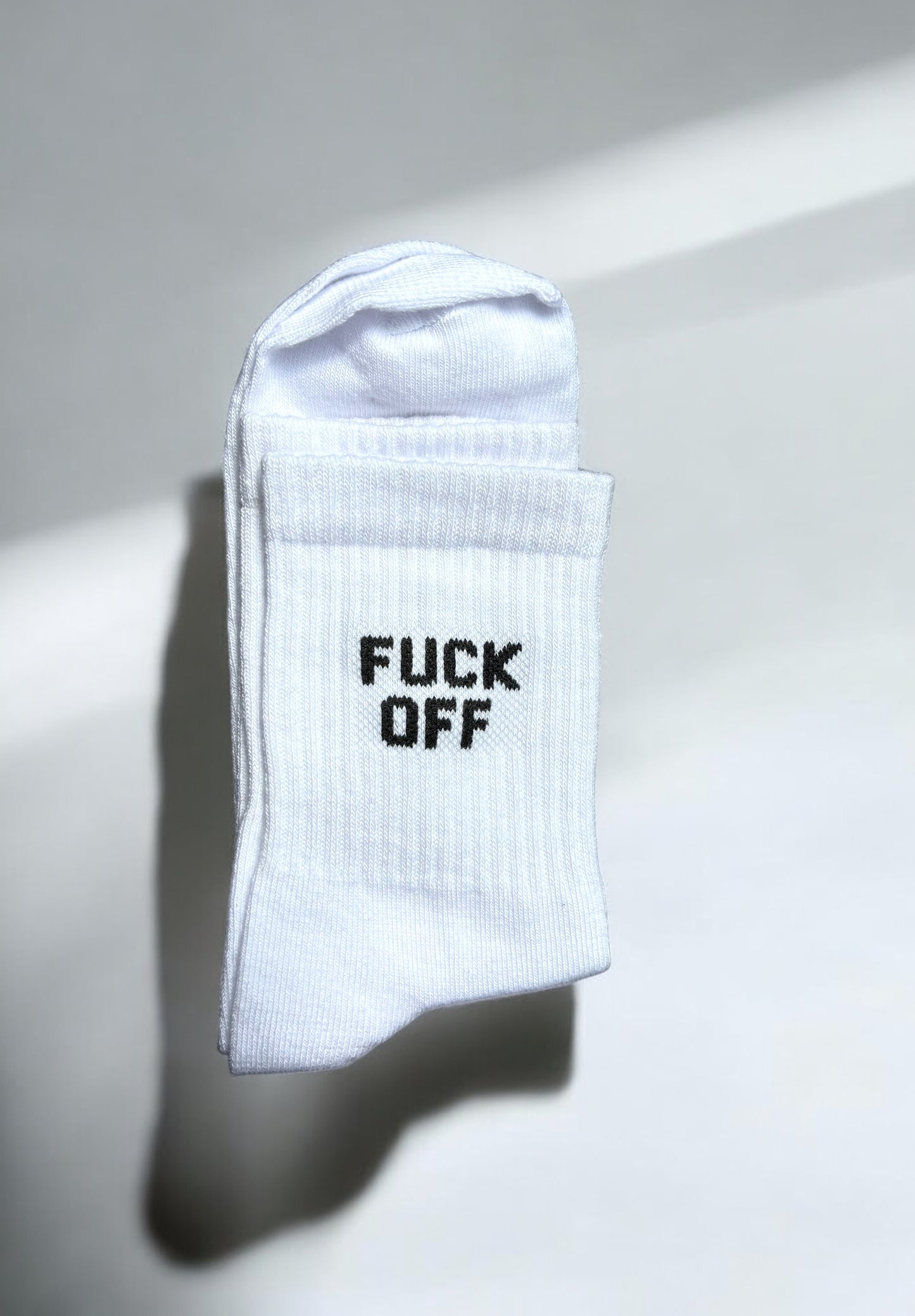 F off socks