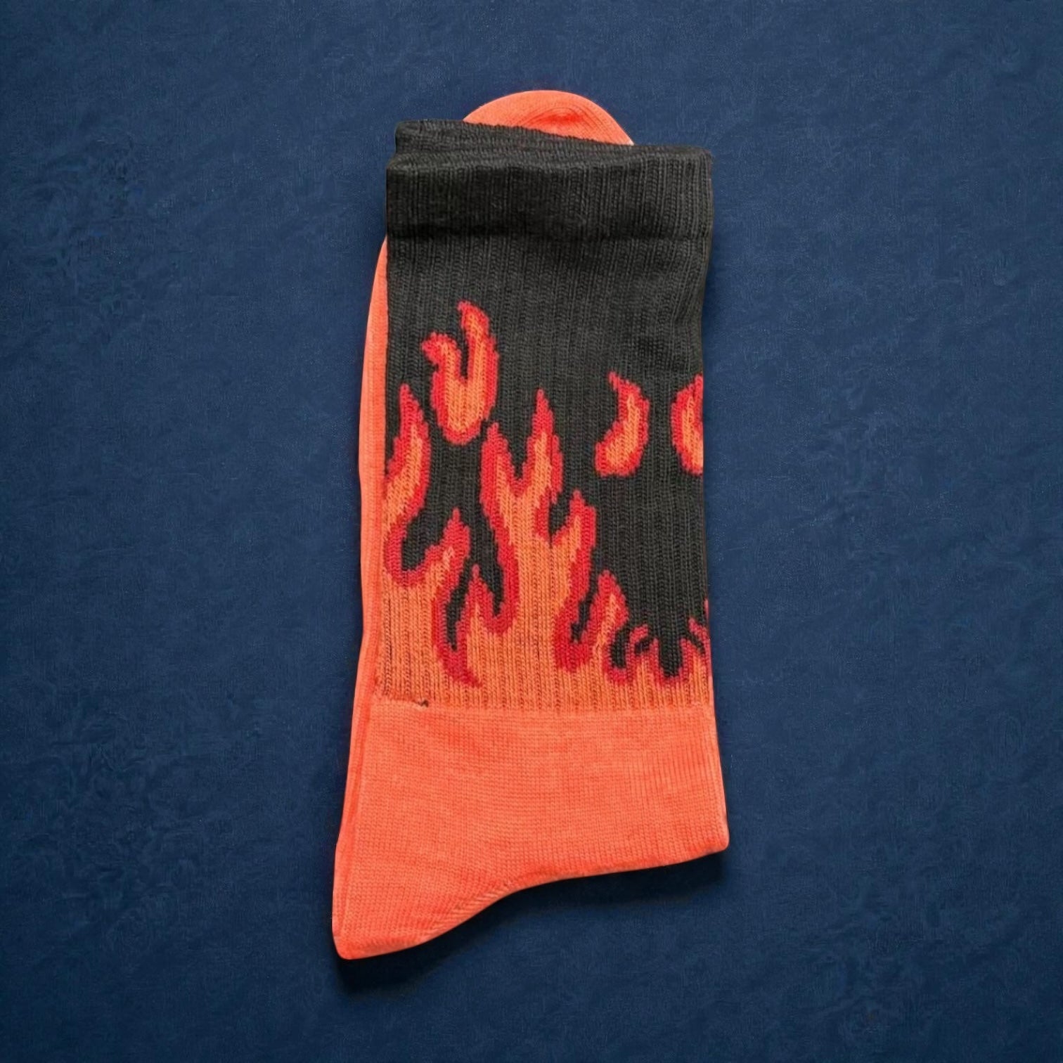 Orange Fire Socks – WhiteGate