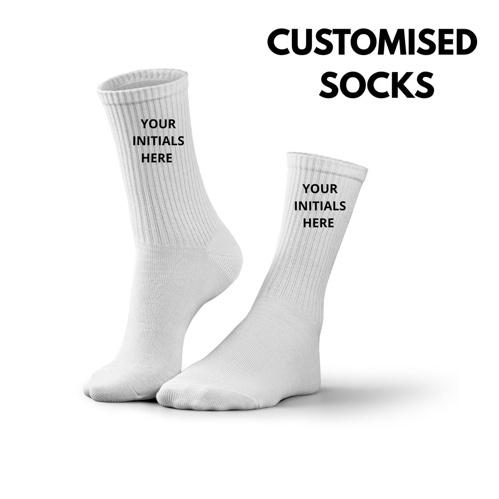 Customized Embroidered Socks (Pack of 3) ONLY PREPAID ORDERS