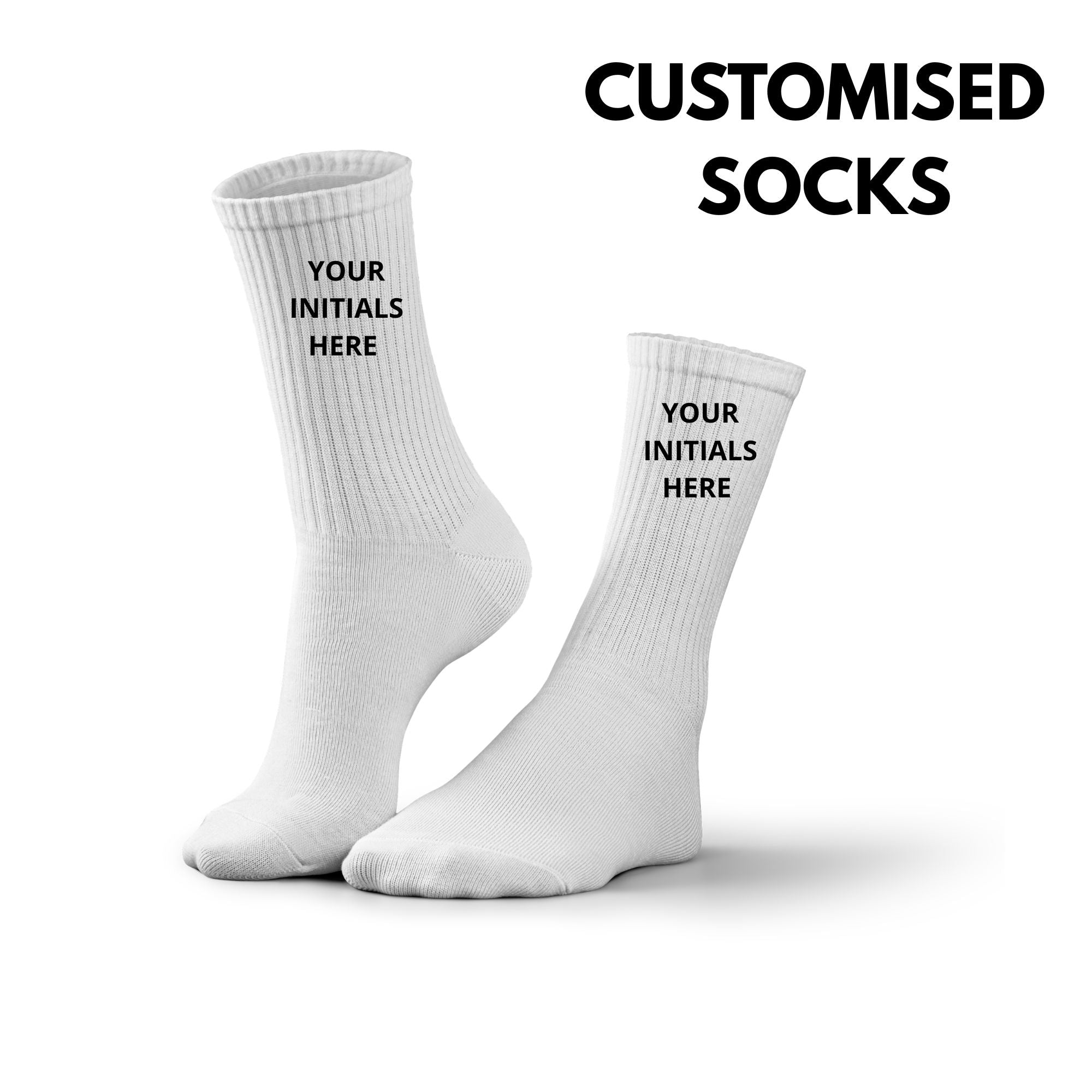 Customized Embroidered Socks (ONLY PREPAID ORDERS)