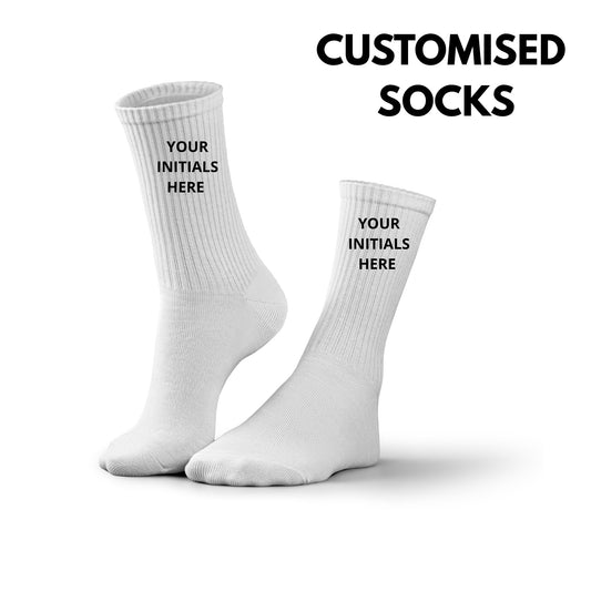 Customized Embroidered Socks (Pack of 3) ONLY PREPAID ORDERS