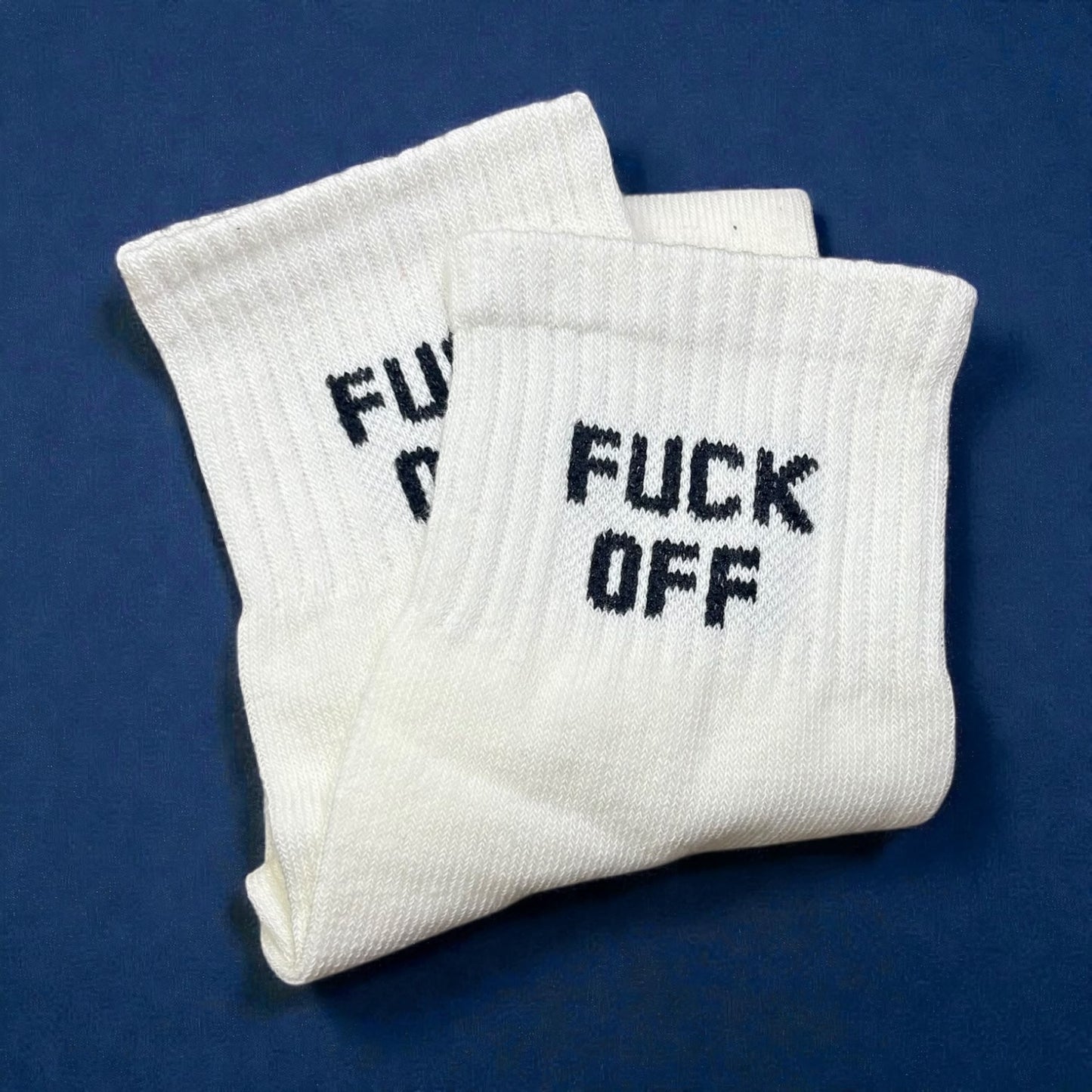 F off socks