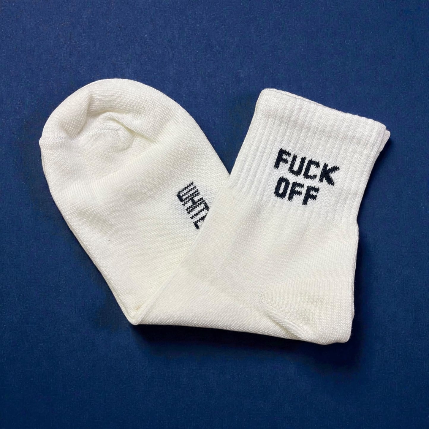 F off socks
