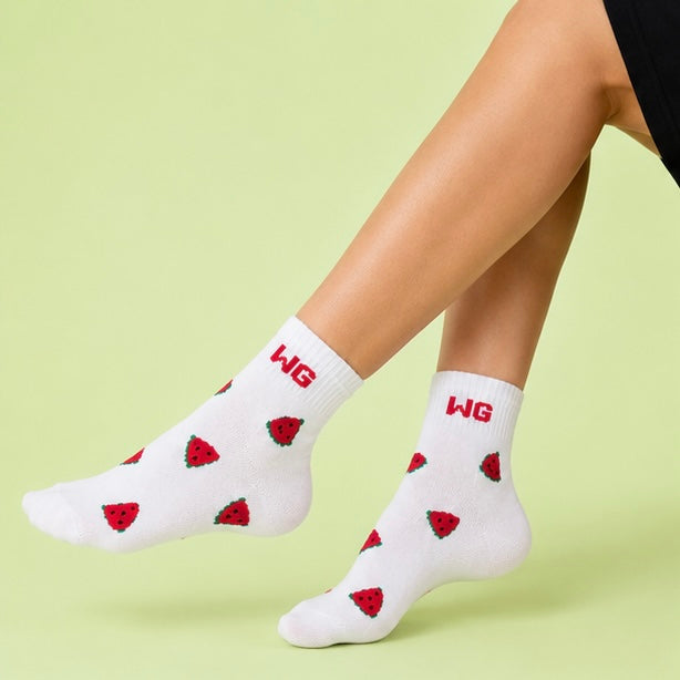 Watermelon Ankle Length Socks