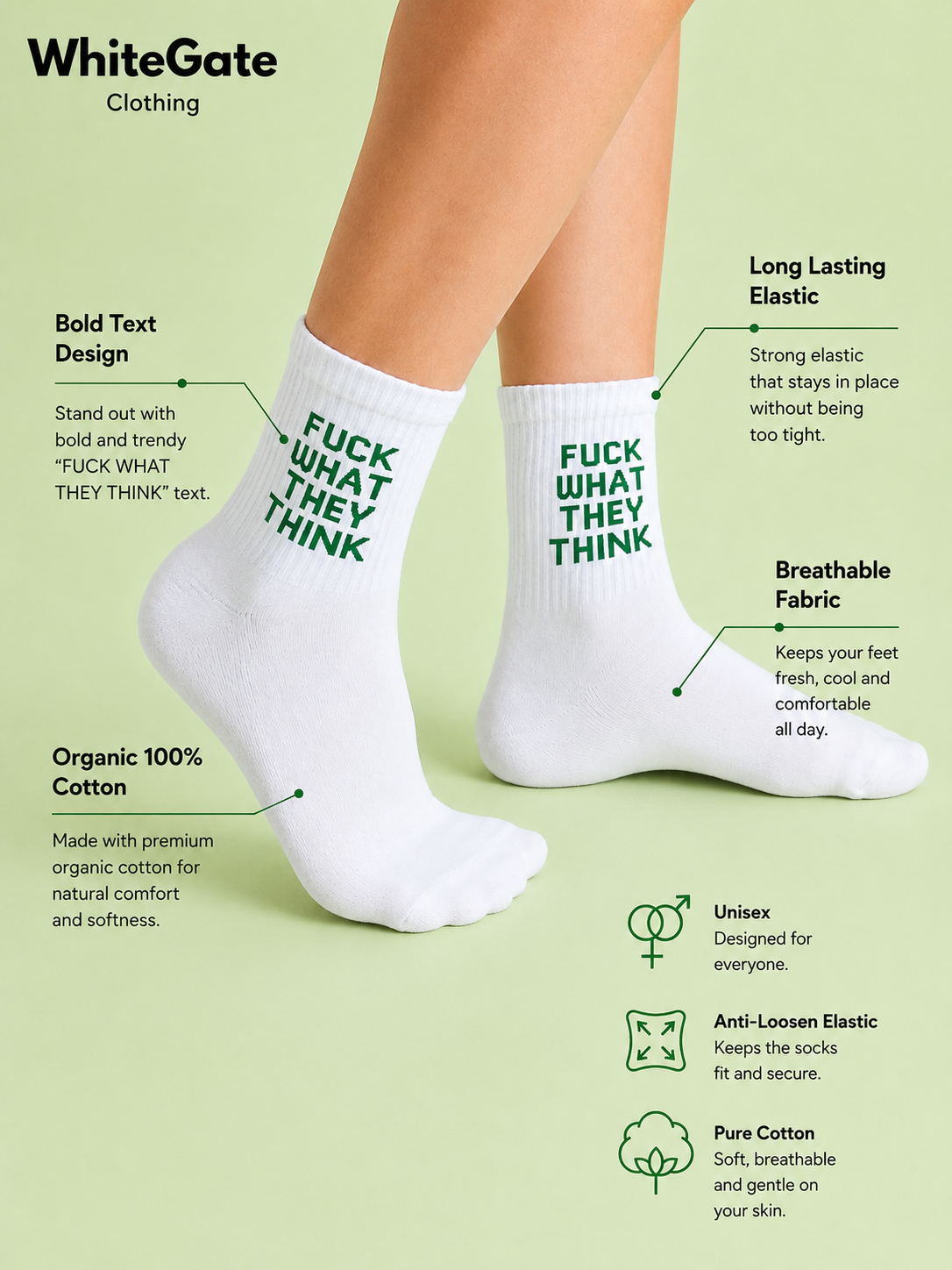 Fuck what they think socks