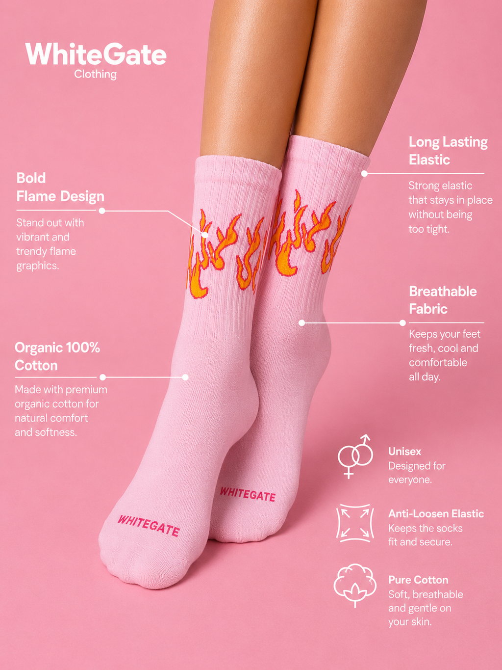 Fire Socks (Pack of 2)