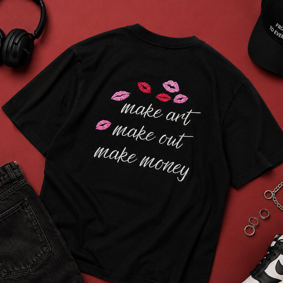 EMBROIDERED Make Art (Black)